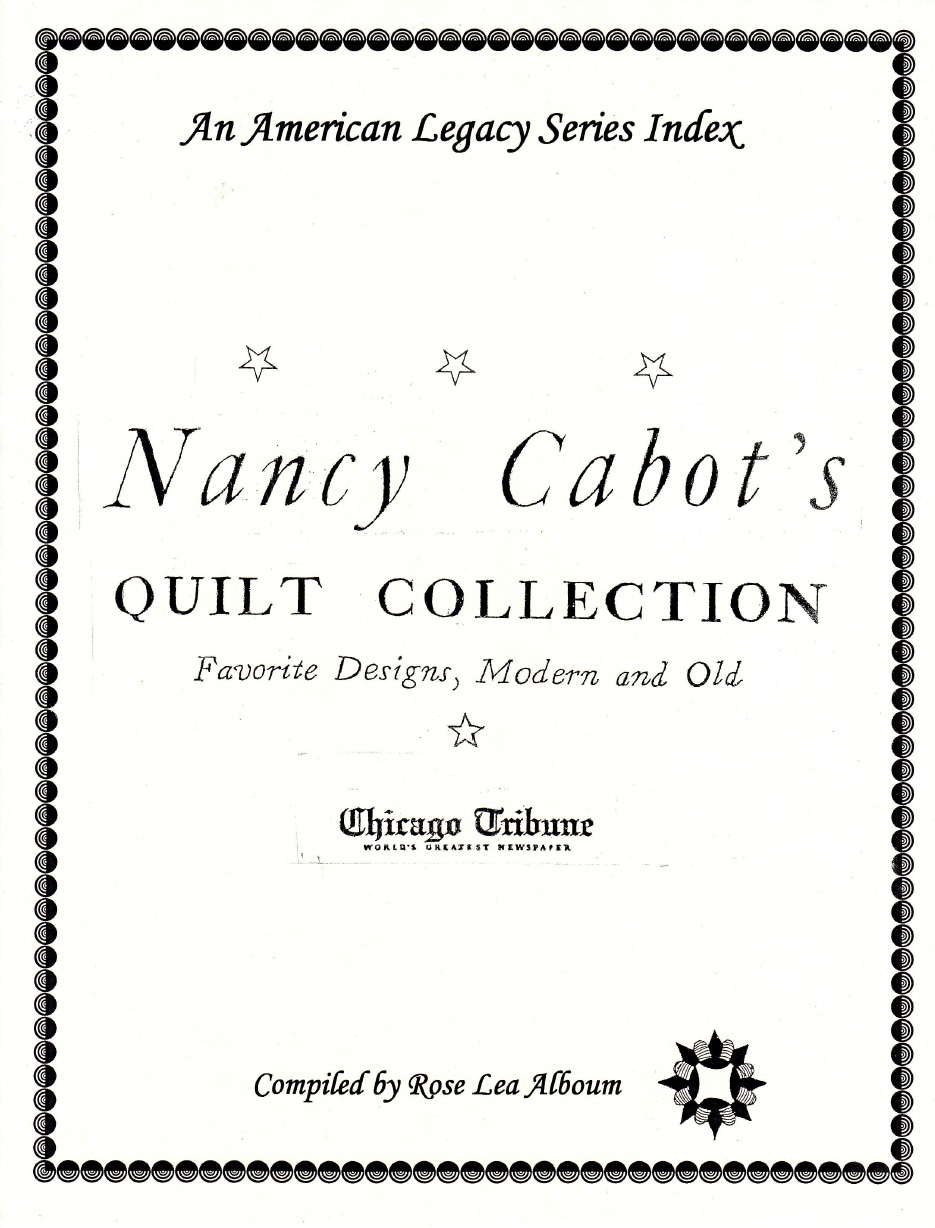 Nancy Cabot